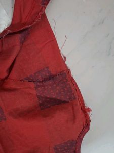 Red &amp; Black Kurta