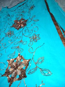 sarees in sea green colour
