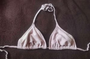 🌸 shimmering Lavender Halter Neck Bralette