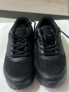 Black Puma School Shoes