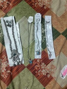 Silver Tone Four Jewelry Sets