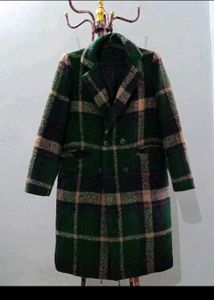 Green Plaid Coat