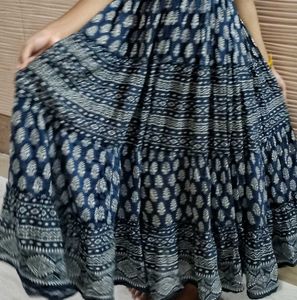 Blue💙 Ethnic Printed Dress👗
