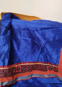 New Dark Blue Saree
