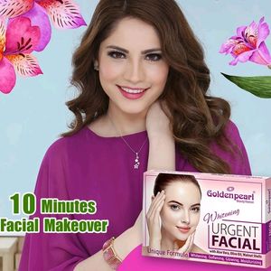 1 Pack Golden Pearl Whitening Urgent Facial 1 Times Usable