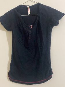 Black Casual Top