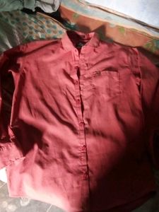 Red Casual Shirt