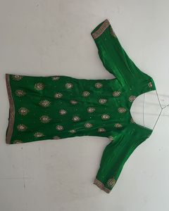 Emerald Green Anarkali Dress
