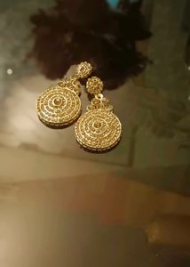Luxury Golden Earrings.