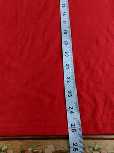 Polo Neck T-shirt Red Color