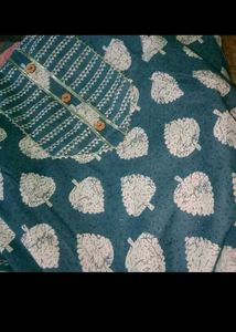 Xl Size Cotton Kurti Plazo Set