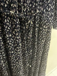 Navy Blue Floral Dress!!
