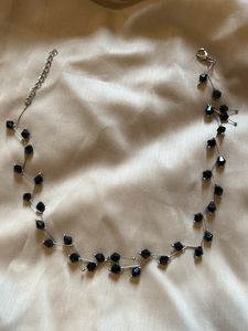 Black Crystal Neck Piece