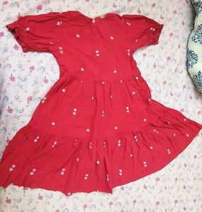 Cute Red Heart Dress