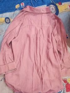 Cute Pink Star Detail Shirt