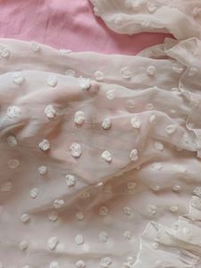 White Ruffled Top