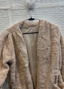 🇫🇷 France Imported Fuzzy Faux Fur Coat