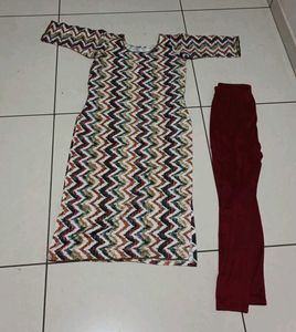 Printed Kurta with Leggings