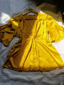 Zara Satin Flowy Top