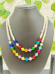 ✨ Double Layered Rainbow Necklace ✨