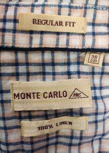 Monte Carlo Linen Check Shirt