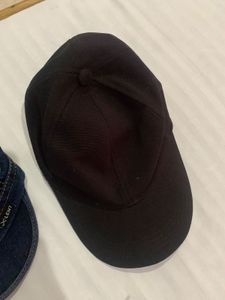 Denim &amp; Black Caps New