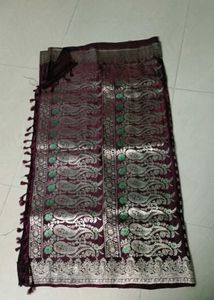 Beautiful colour women pure banarasi saree