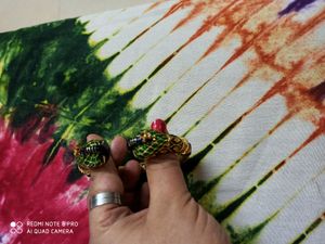Golden Peacock Design Based Bracelet Cum Bangle