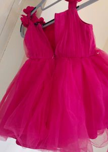 Cute Pink Flower Girl Dress