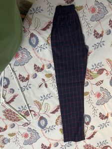 Navy &amp; Red Plaid Suit Set