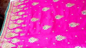 Silk Suit With New Sare