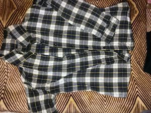 Chequered Green Crop Shirt