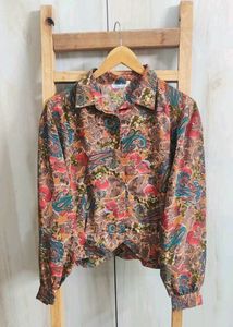 Floral Print Shirt Size-42