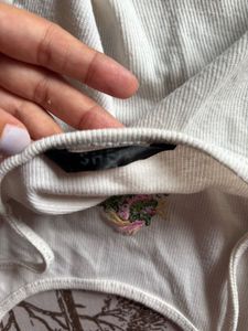 Dragon Embroidered Tank Top