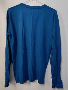 Blue Long Sleeve Graphic Tee