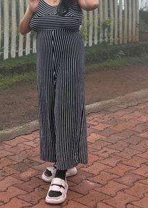 Striped Wide Leg Jumpsuit