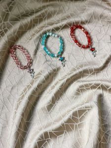 Beads Brecelt With Stone Charm