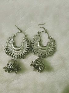 Women Oxidized Earrings