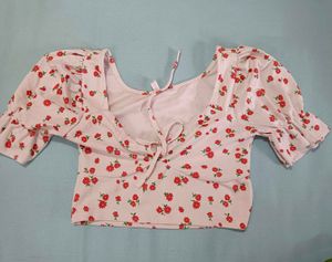 Floral Crop Top