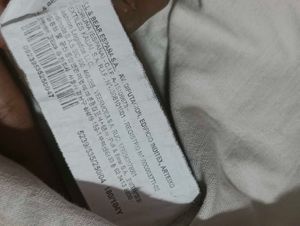 Pull And Bear Cream Printed T Shirt