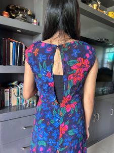 Mango Floral Midi Dress