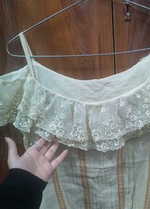 Victorian Style Frilled Top