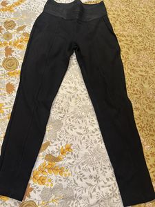Zara High Waisted Jeggings With Elastic Waistband
