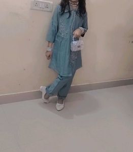 Embroidered Kurta Set