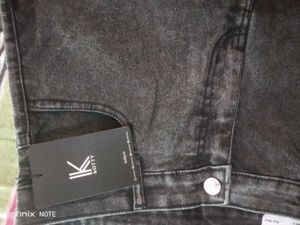 Dark Gray Denim Jeans