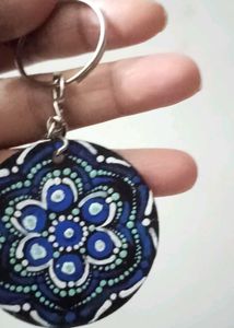 Handmade Mandala Keychain