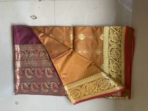 Elegant Maroon Saree