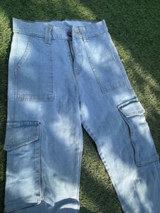 Trendy Cargo jeans for women! Size-Small