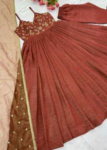 Gown-Dupatta