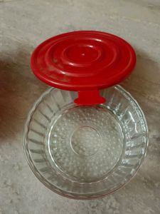 Glass Bowl With Lid